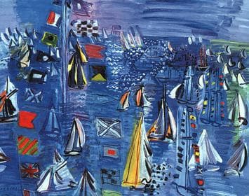 Raoul Dufy's Regatta at Cowes, 1934