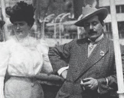 Giacomo Puccini and Elvira Puccini