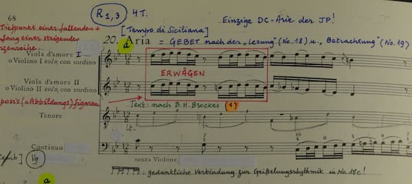 René Jacobs' analysis of a score