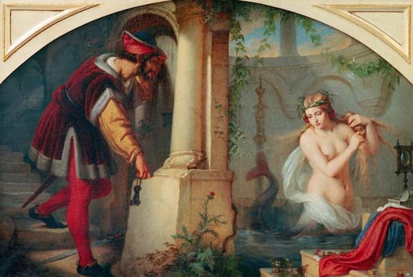 Julius Hübner: 'Die schöne Melusine' 1844