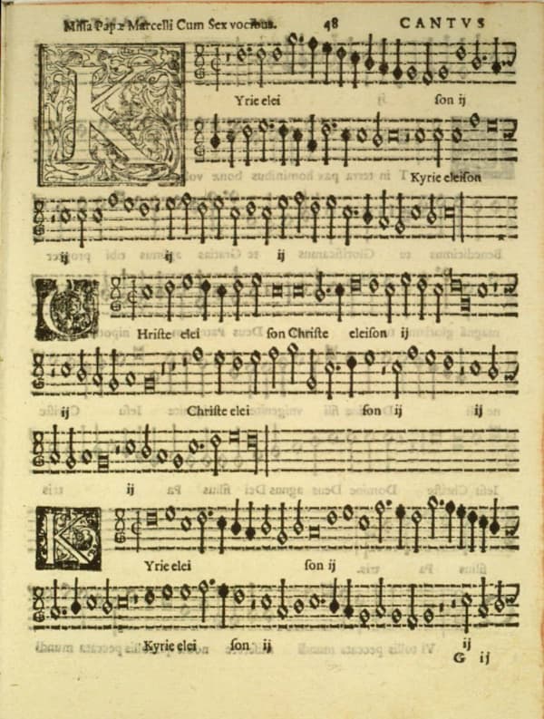 Palestrina's Mass, 1597