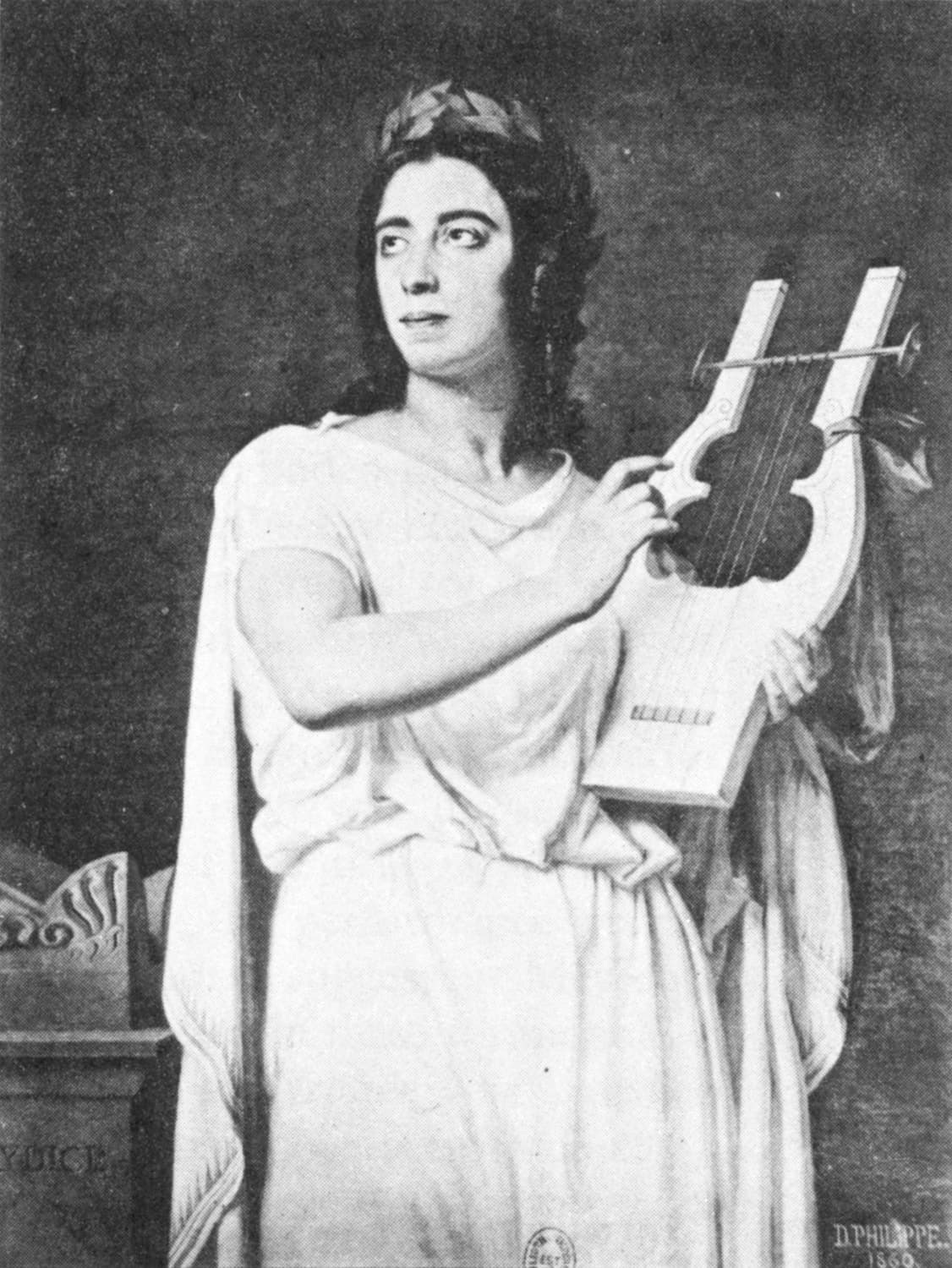 Pauline Viardot as Orphée, 1860