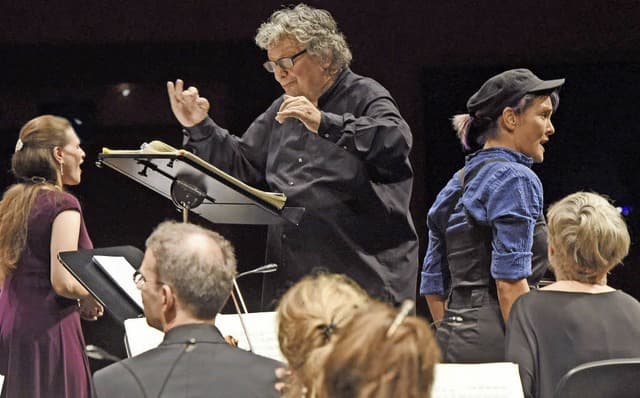 René Jacobs conducting