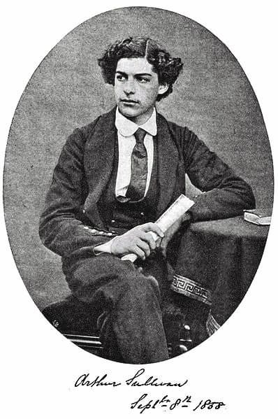 The young Arthur Sullivan, age 16