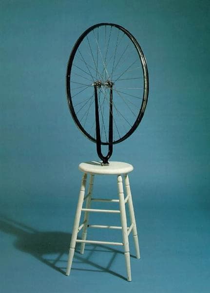 Marcel Duchamp: Roue de Bicyclette (Bicycle Wheel), 1913 (Jerusalem: Israel Museum)