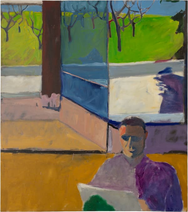 Diebenkorn: Man Drawing, 1956 (Richard Diebenkorn Foundation)