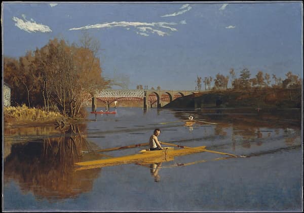 Eakins: The Champion Single Sculls (Max Schmitt in a Single Scull), 1971 (Met Museum)