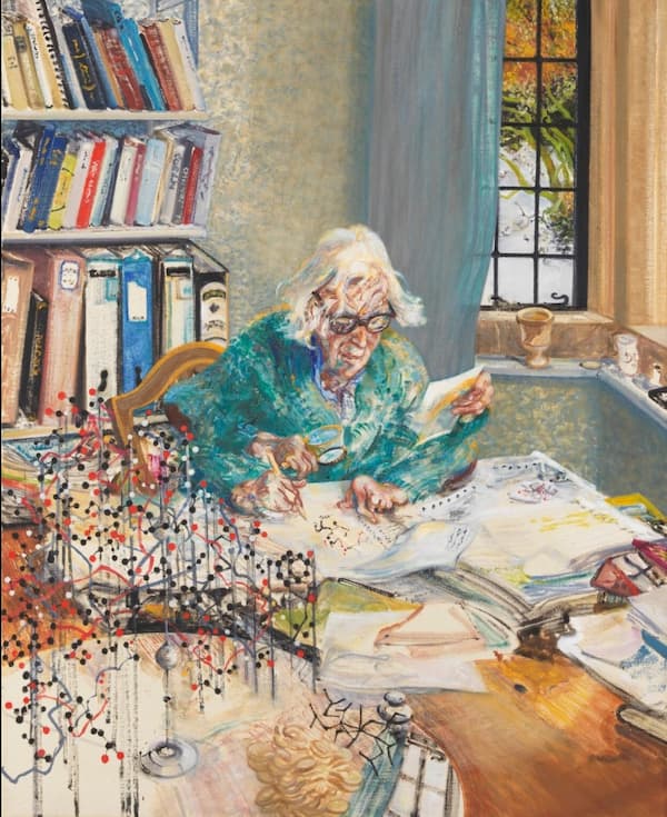 Maggi Hambling: Dorothy Hodgkin, 1985 (London: National Portrait Gallery)