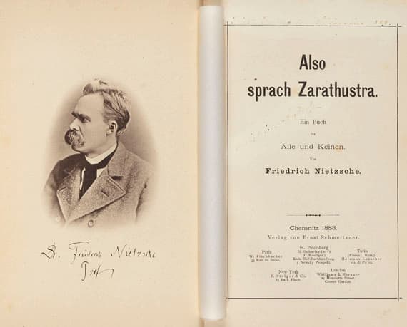 Friedrich Wilhelm Nietzsche's Thus Spoke Zarathustra