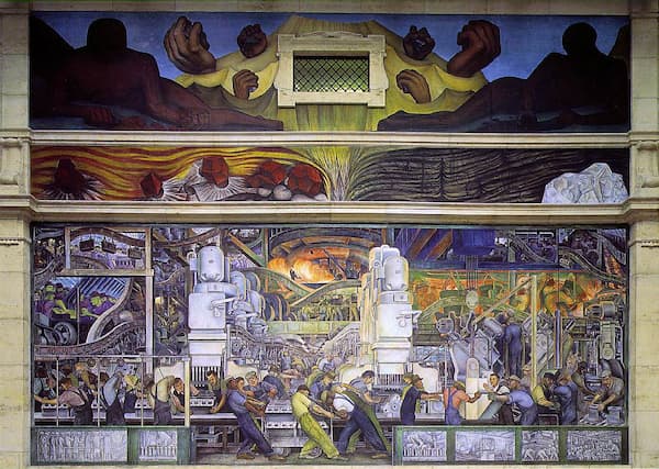 Diego M. Rivera, Detroit Industry Murals: North Wall, 1932-1933 (Detroit Institute of Arts, Gift of Edsel B. Ford)