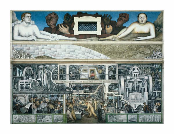 Diego M. Rivera, Detroit Industry Murals: South Wall, 1932-1933 (Detroit Institute of Arts, Gift of Edsel B. Ford)