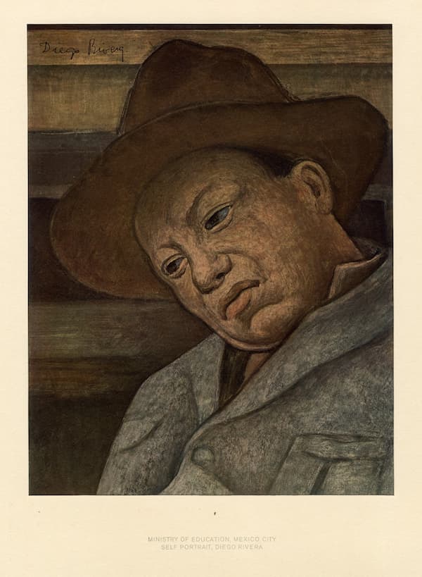 Diego Rivera: Self-Portrait from the Portfolio “Frescoes of Diego Rivera", 1933