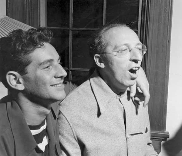 Bernstein and Copland, 1945 (Library of Congress)