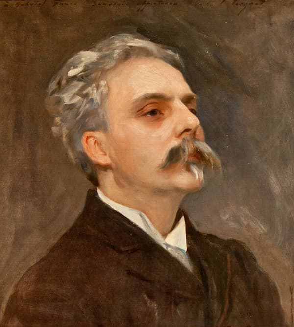 John Singer Sargent: Gabriel Fauré, 1899 (Paris: Musée de la Musique)