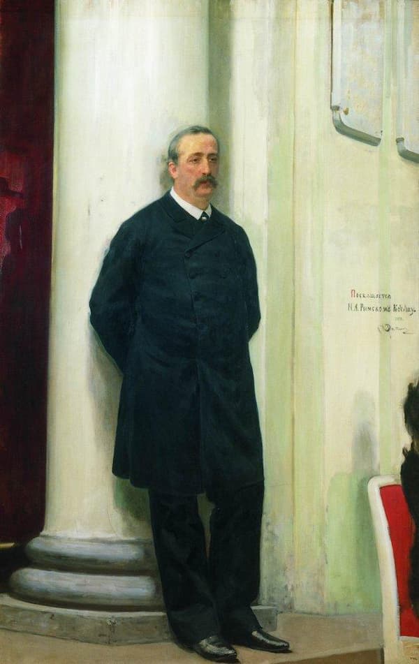 Portrait of Alexander Borodin by Ilya Repin