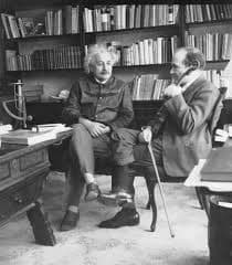 Albert Einstein and Bronisław Huberman