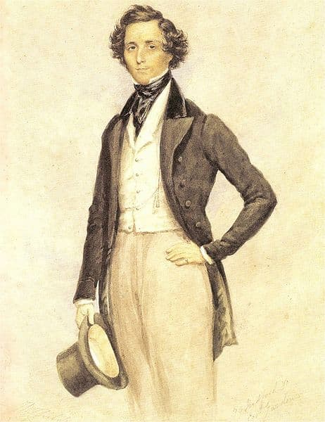 J.W. Childe: Felix Mendelssohn, 1829