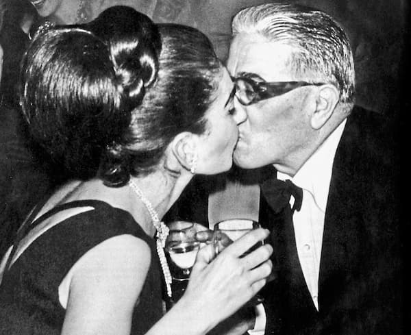 Maria Callas and Aristotle Onassis