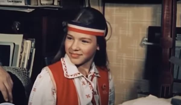 Polina Osetinskaya as a young girl