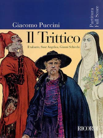 Giacomo Puccini's Il Trittico recording cover