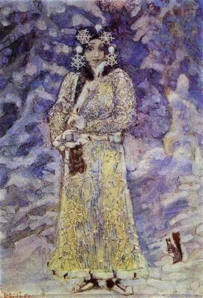 Mikhail Vrubel: The Snow Maiden, 1895 (Ryazan, Russia: Ryazan State Regional Museum of Fine Arts)