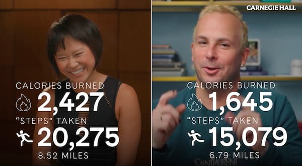 Yuja Wang and Yannick calories information during the Rachmaninoff performance