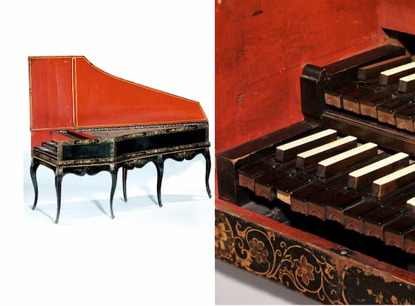 Harpsichords with 2 keyboards