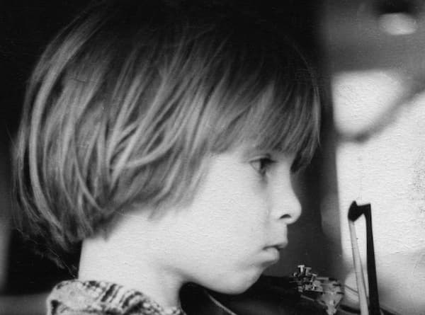 Joshua Bell as a child