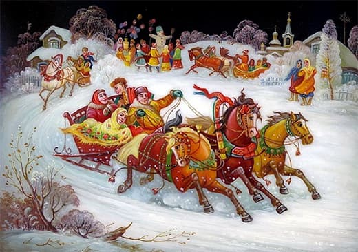 Horses and Sleighs: The Troika