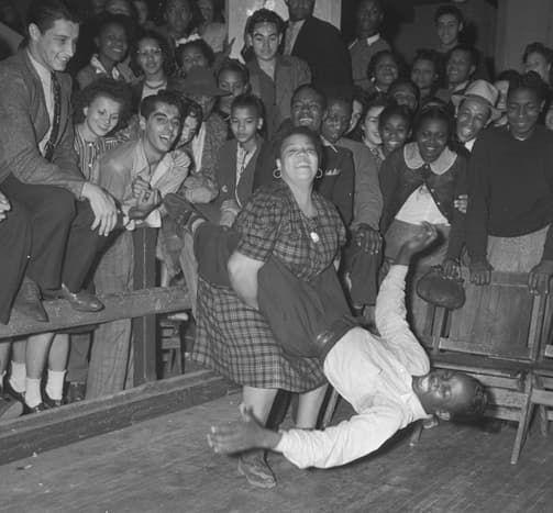 Dancing the jitterbug, Los Angeles, 1939