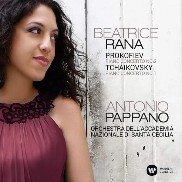 Beatrice Rana Tchaikovsky and Prokofiev album cover