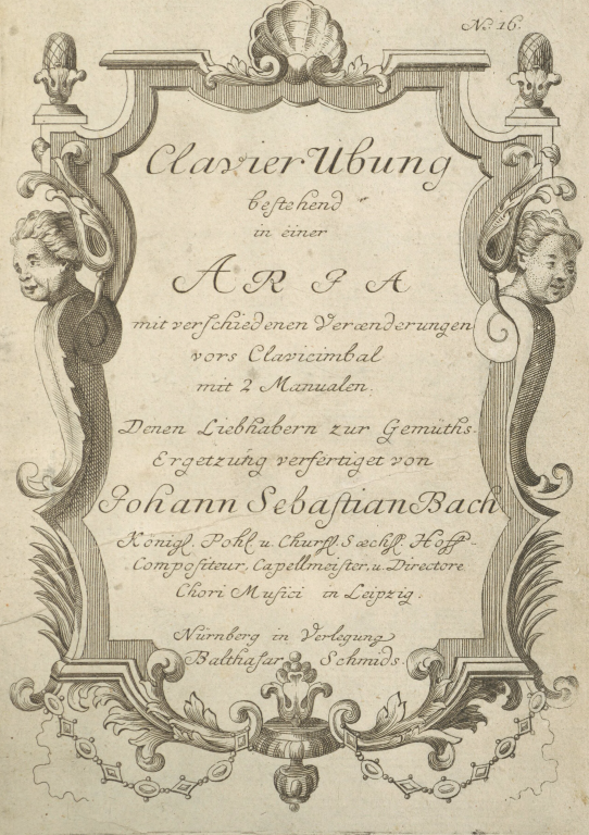 Title page of Clavier-Ubung IV