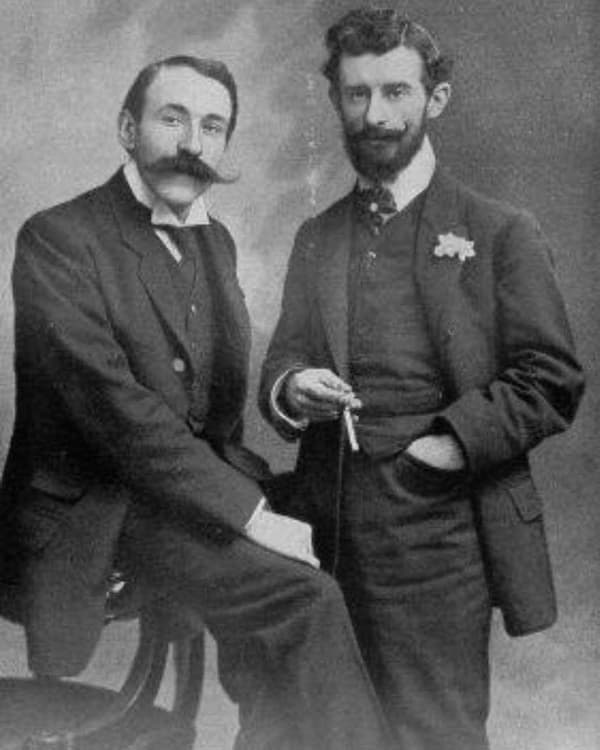 Maurice Ravel with pianist Ricardo Viñes, 1901