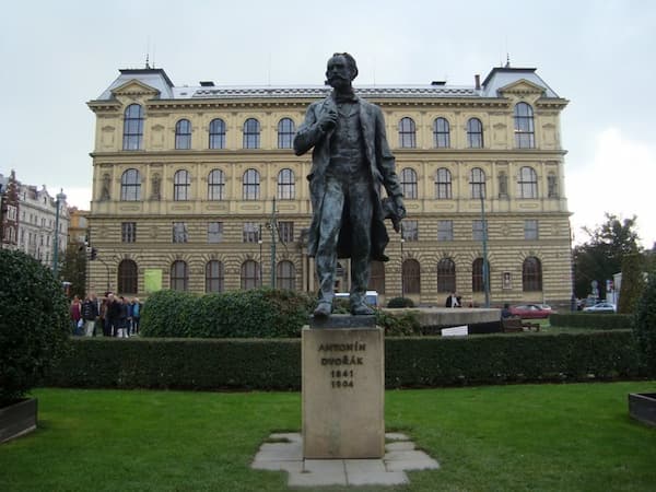 Statue of Antonín Dvořák in Prague