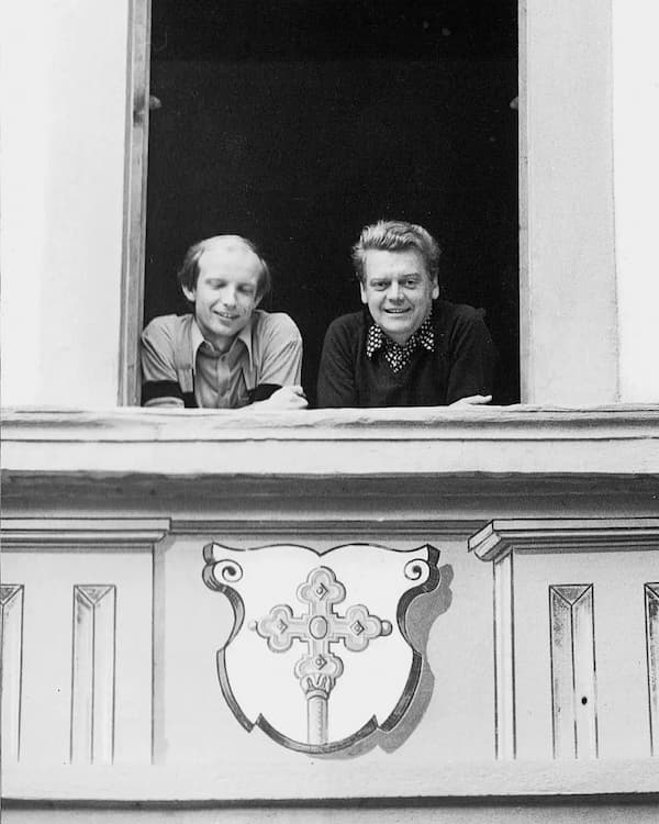 Gerd Nachbauer with Hermann Prey