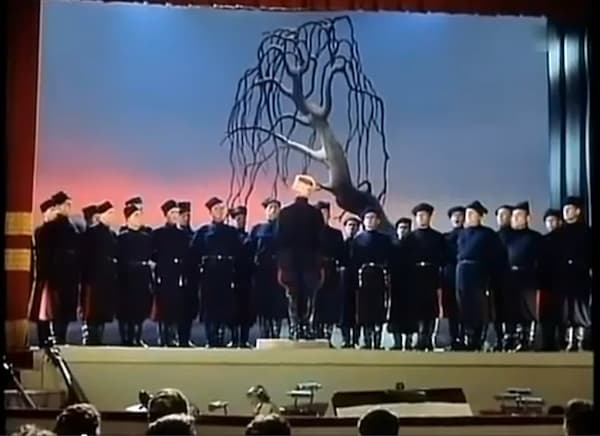 Serge Jaroff and his choir in concert