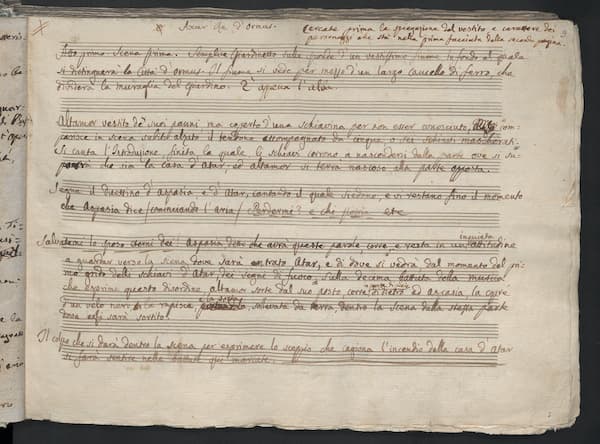 Antonio Salieri's Axur, re d’Ormus manuscript