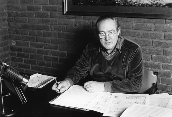 Alun Hoddinott at work