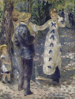 Renoir: La Balançoire, 1876, (Paris: Musée d'Orsay)