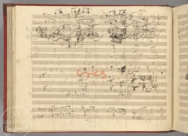 Beethoven's Symphony No. 9 Autograph score
