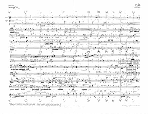 Luciano Berio: Sequenza VII
