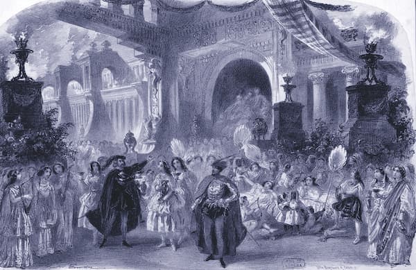 Charles-Antoine Cambon and Victor Coindre: The palace of Méphistophélès, Faust, 1859 (Paris: Bibliothéque national)