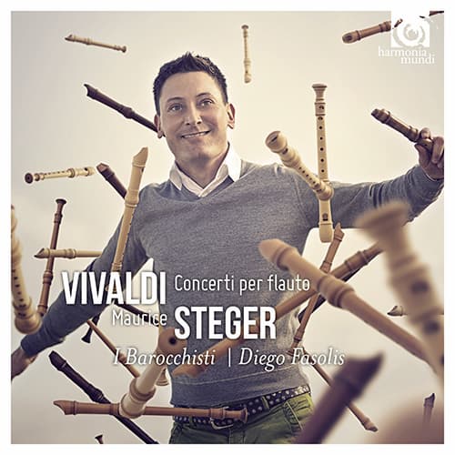 Maurice Steger Vivaldi concerto for recorder album cover