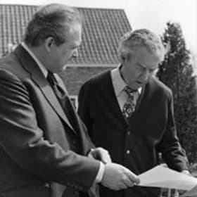 Alun Hoddinott and Benjamin Britten in Aldeburgh