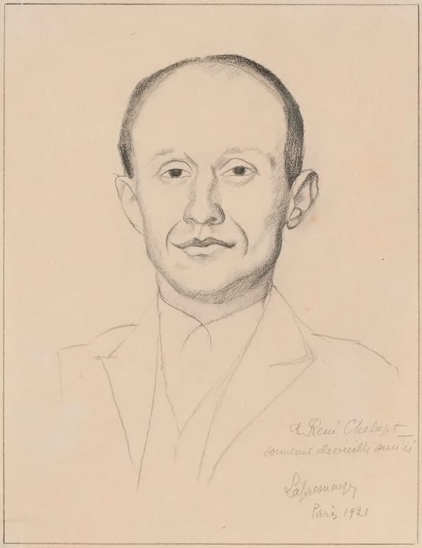 Roger de la Fresnaye: Portrait de René Chalupt, 1921