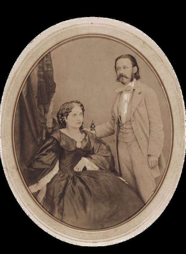 Bedřich Smetana and his first wife