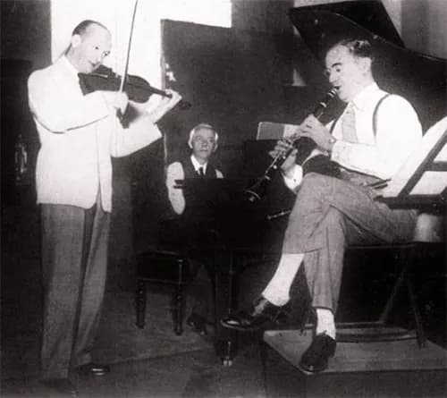 Joseph Szigeti, Béla Bartók with Benny Goodman