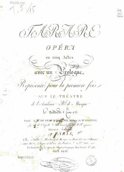 Antonio Salieri's Tarare