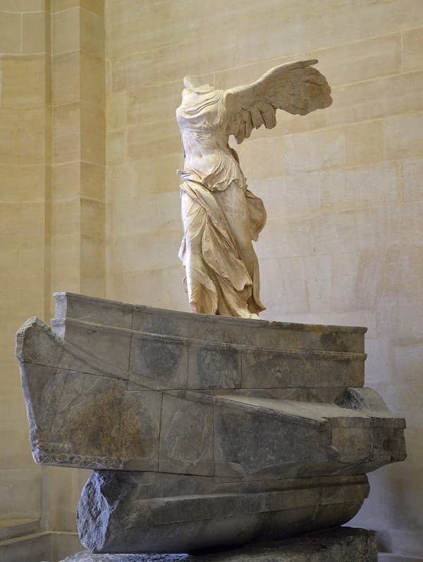 Winged Victory of Samothrace, ca 200–190 BC (Paris: Louvre Museum)