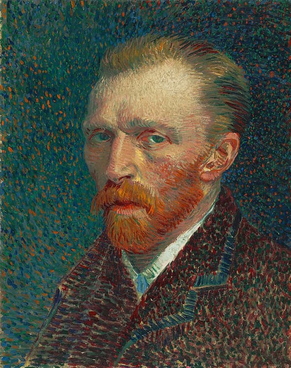 Van Gogh: Self-Portrait, ca 1887 (Art Institute of Chicago)